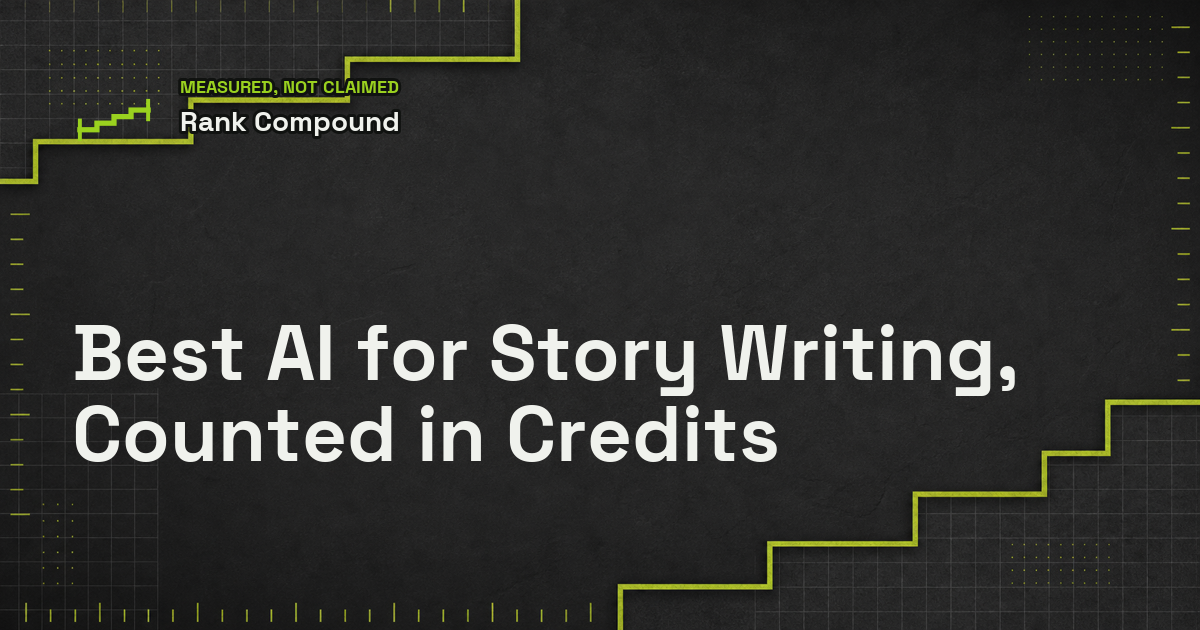 Best AI for Story Writing, Counted in Credits
